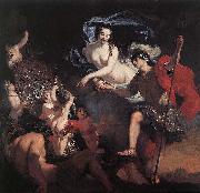 unknow artist Venus Presenting Weapons to Aeneas France oil painting artist